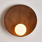 Modern Glass Round Wall Sconce - Soft Ambient Lighting for Any Space 1