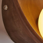 Modern Glass Round Wall Sconce - Soft Ambient Lighting for Any Space 2