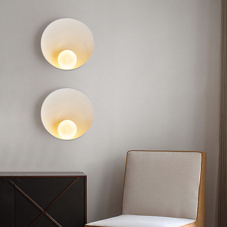 Modern Glass Round Wall Sconce - Soft Ambient Lighting for Any Space 9