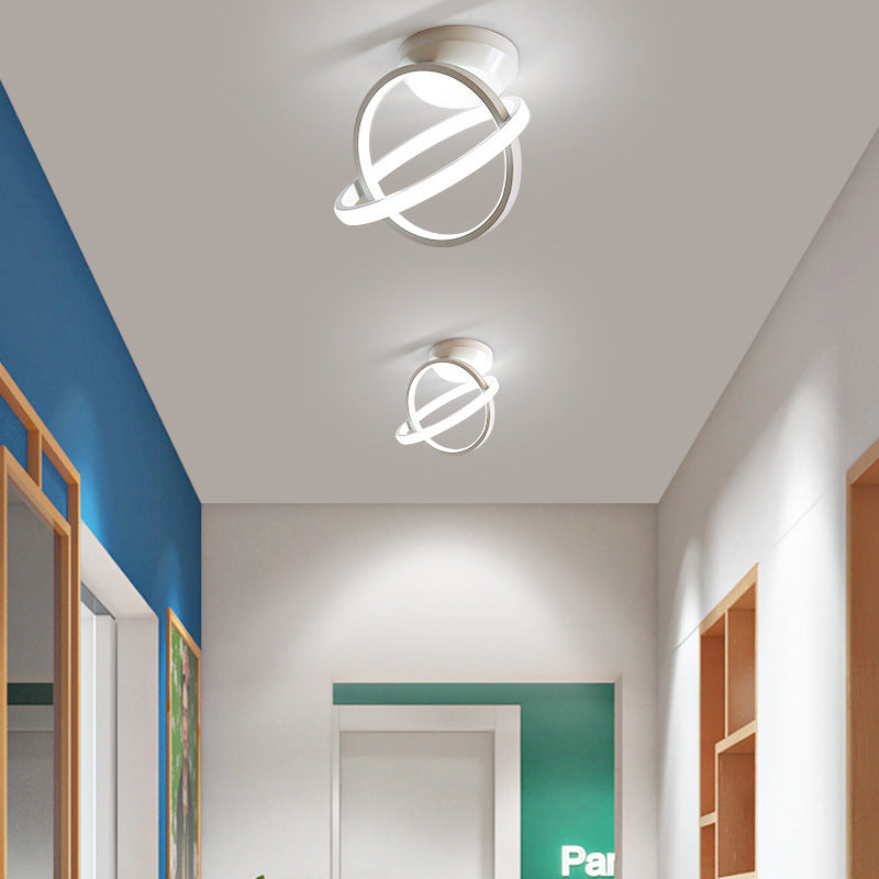 Modern Globe Ceiling Lamp - Stylish LED Ceiling Light Fixture for Corridors 4