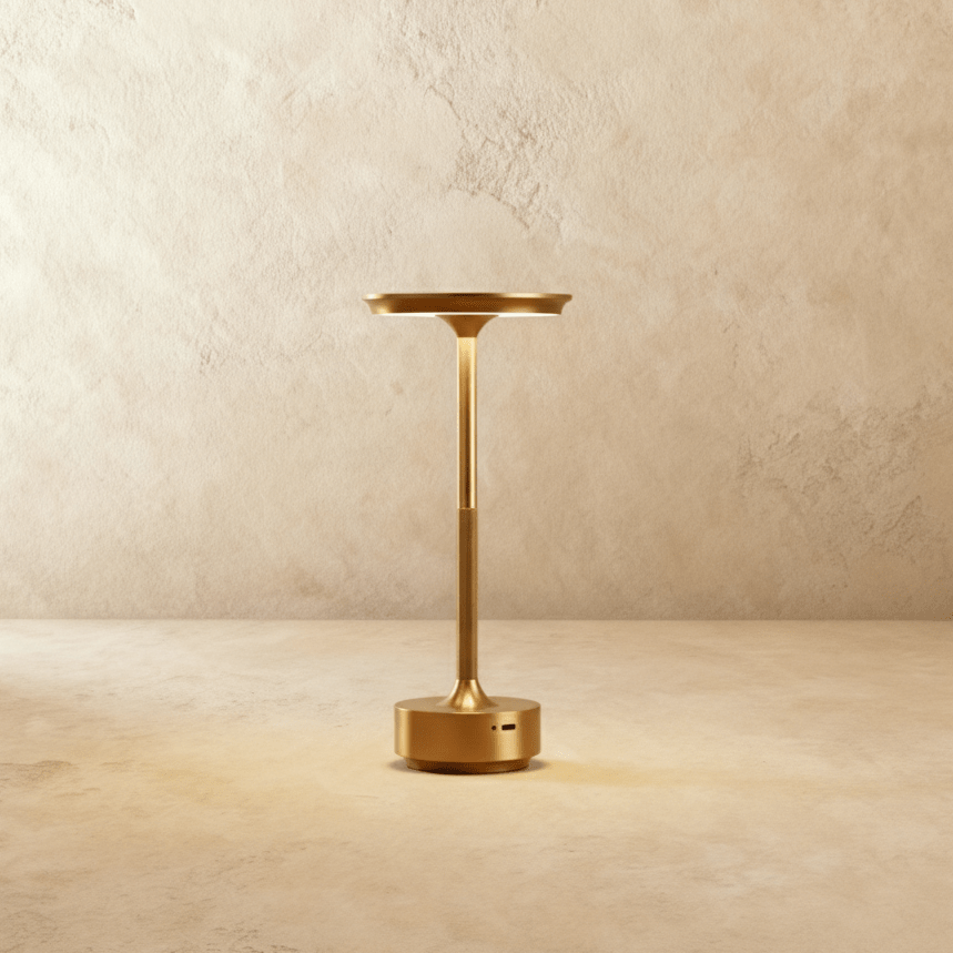 Modern Iron Art Table Lamp - USB Charging & Adjustable LED Colors 2