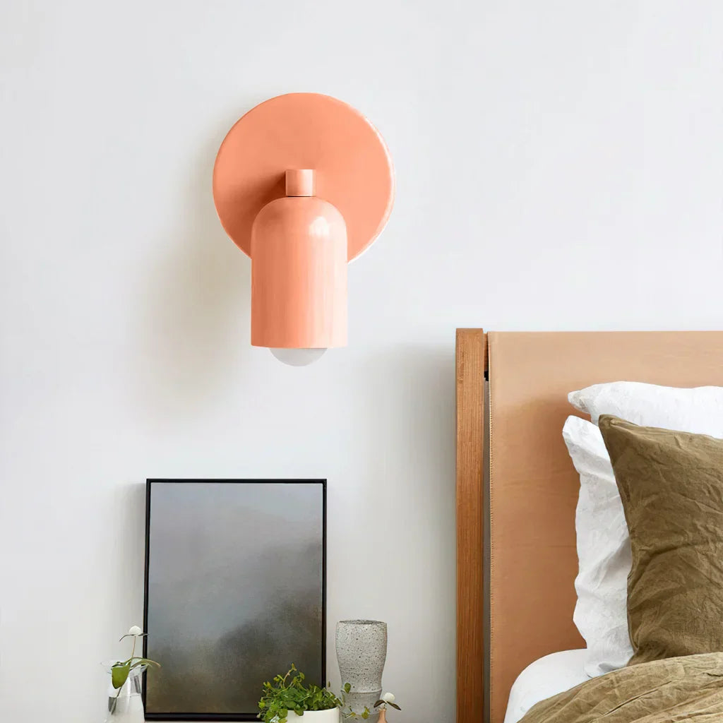 Modern Iron LED Wall Light - Minimalist Sconce for Bathroom & Hallway 1