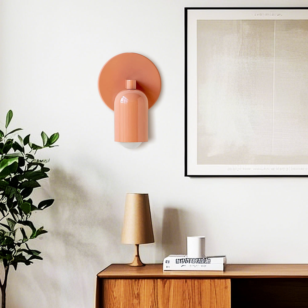 Modern Iron LED Wall Light - Minimalist Sconce for Bathroom & Hallway 2