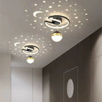 Modern LED Ceiling Light Fixture - Star Projection, Dimmable, Energy-Efficient 3