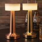 Modern LED Dining Light Fixture - Elegant Wireless Table Lamp in Gold/Rose Gold 0