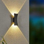 Modern LED Outdoor Wall Lamp - Up and Down Lighting for Exterior Walls 0