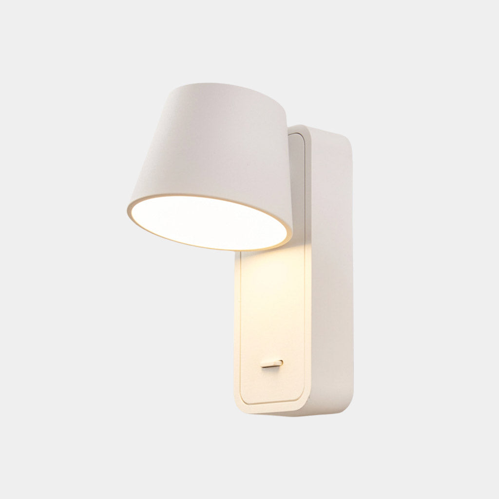 Modern LED Wall Sconce - Energy-Efficient Warm Lighting, Black & White 1