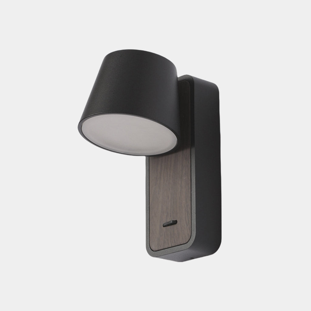 Modern LED Wall Sconce - Energy-Efficient Warm Lighting, Black & White 8