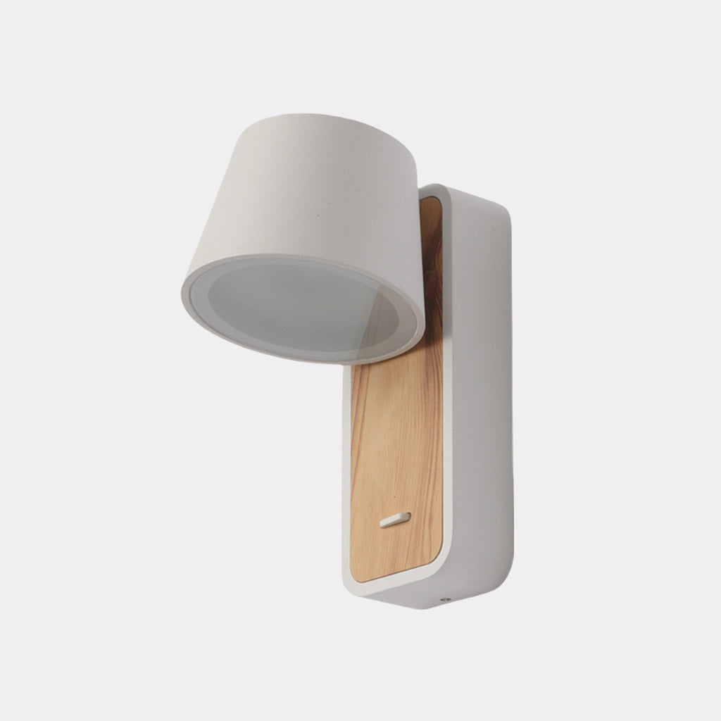 Modern LED Wall Sconce - Energy-Efficient Warm Lighting, Black & White 9