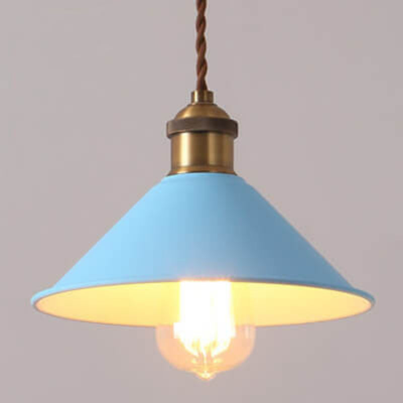 Modern Metal Pendant Light with Colorful Macaron Bell Shade – Adjustable Height Hanging Light for Kitchen and Dining Spaces 10