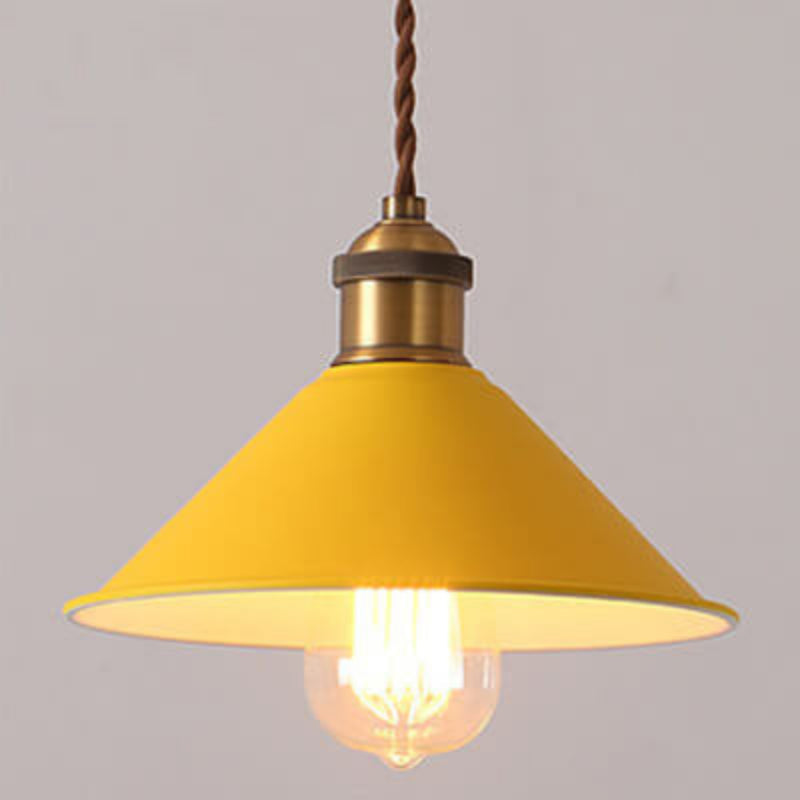 Modern Metal Pendant Light with Colorful Macaron Bell Shade – Adjustable Height Hanging Light for Kitchen and Dining Spaces 14