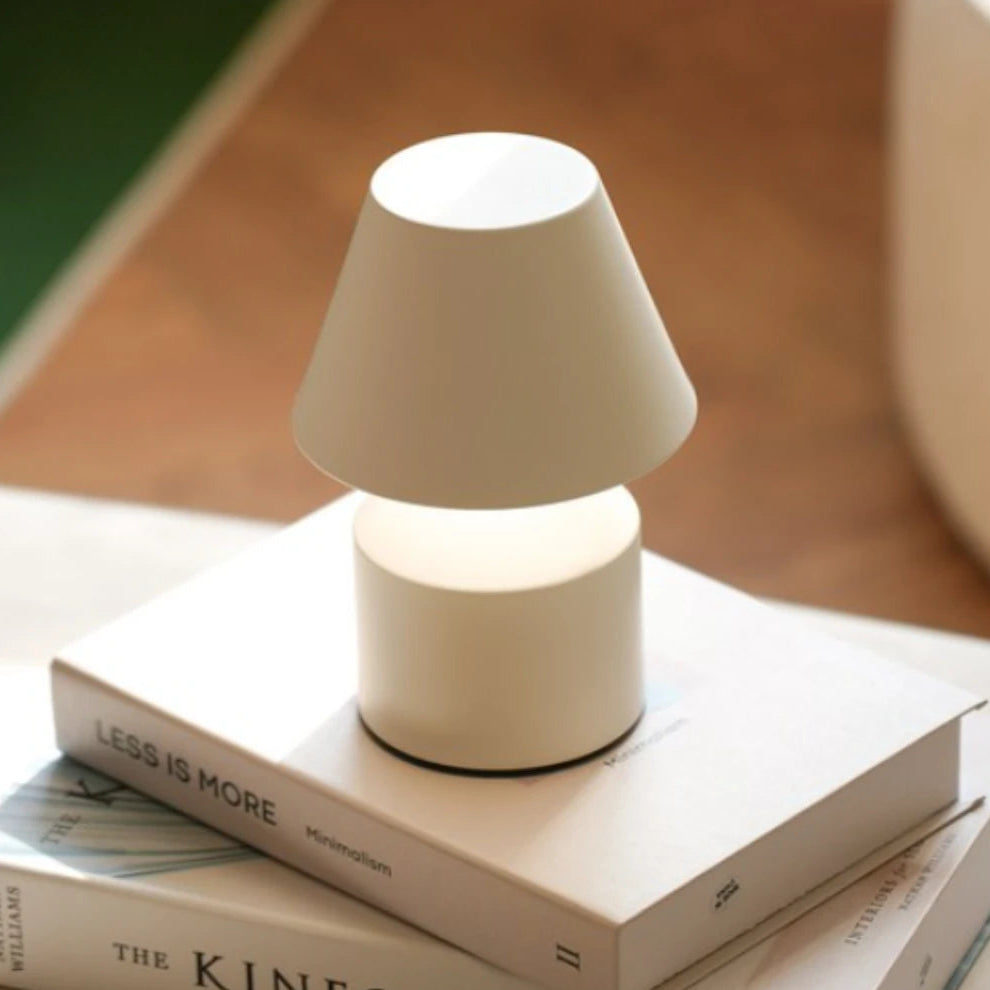 Modern Minimalist Table Lamp with Touch Control, Adjustable Color Temperature, Cordless and Rechargeable Design 4