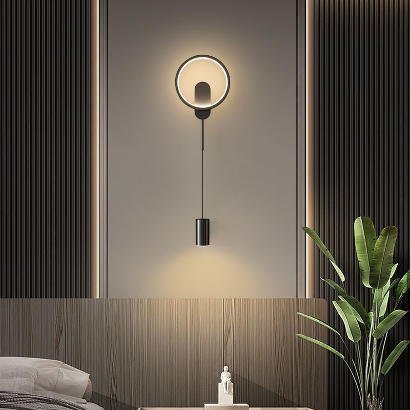 Modern Nordic LED Wall Sconce - Smart Dimmable Lighting with Remote 3