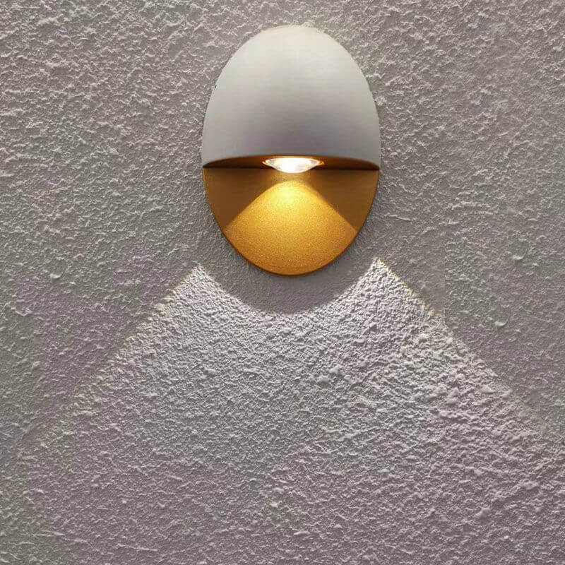 Modern Outdoor Wall Sconce - Durable Aluminum, Warm LED Light 0