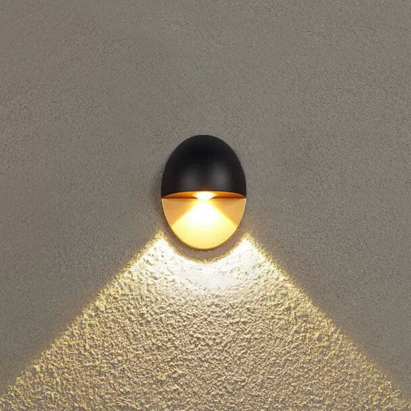 Modern Outdoor Wall Sconce - Durable Aluminum, Warm LED Light 6