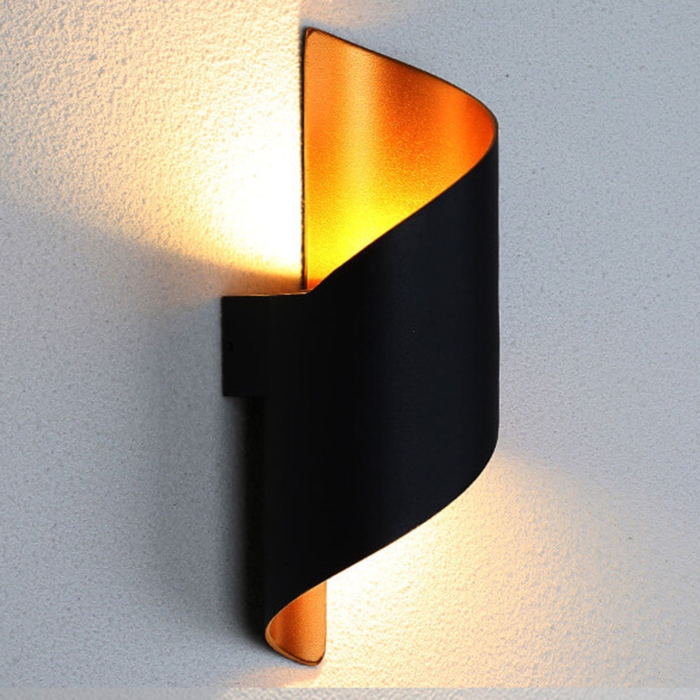 Modern Outdoor Wall Sconce - Waterproof LED Exterior Lighting 10W 1000lm 0