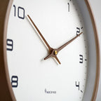 Modern Scandinavian Wooden Wall Clock – Minimalist Design in Natural Wood Tone for Kitchen and Living Room 3