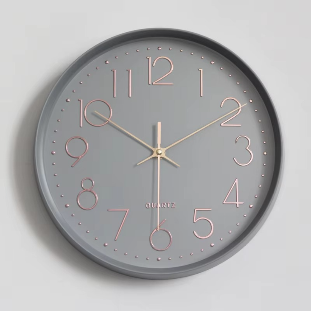 Modern Wall Clock - Silent Movement & Minimalist Design for Home Decor 1