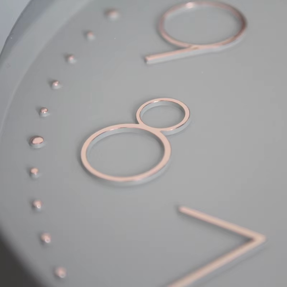 Modern Wall Clock - Silent Movement & Minimalist Design for Home Decor 3