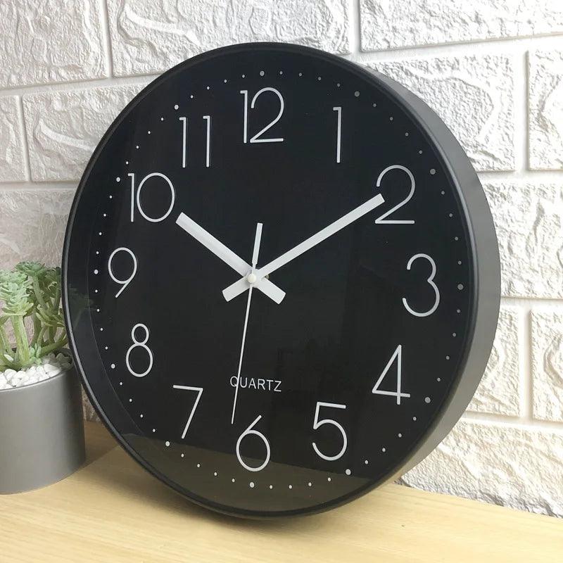 Modern Wall Clock - Silent Non-Ticking Design for Peaceful Decor 1