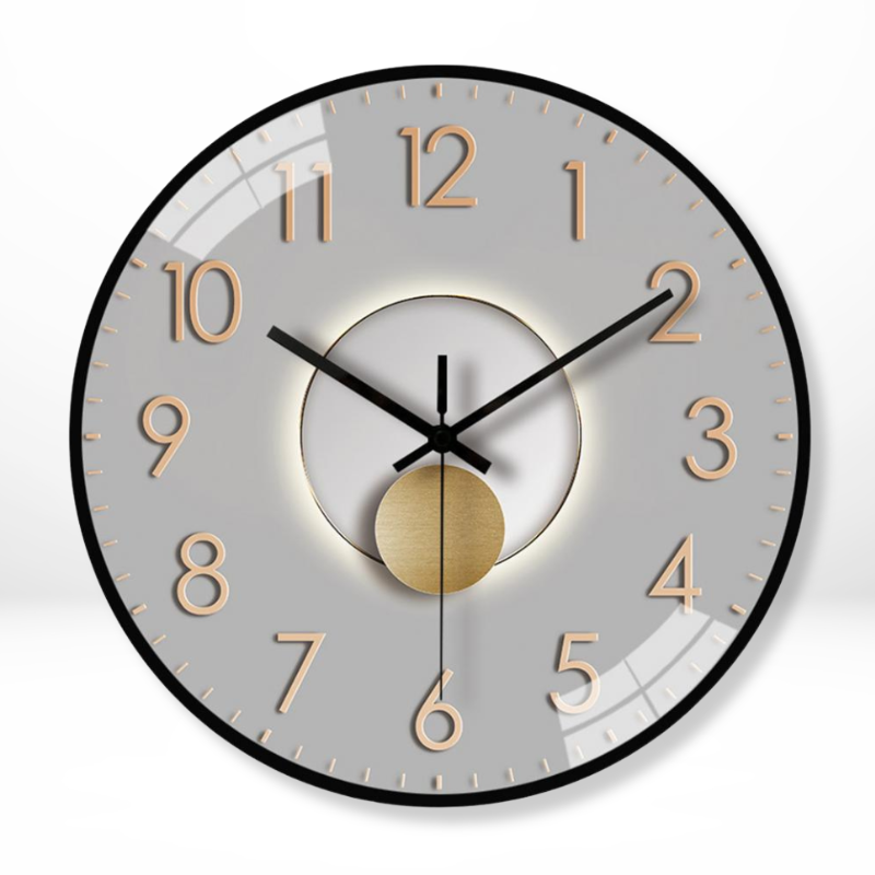 Modern Wall Clock - Silent Quartz Movement & Minimalist Wall Clock Decor 1