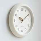 Modern Wall Clock - Silent Scandinavian Cream Decor for Home Interiors 8