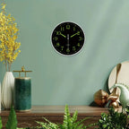 Modern Wall Clock - Silent & Luminous Design for Easy Nighttime Reading 1