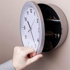 Modern Wall Clock - Stylish Decor with Hidden Storage Compartment 25cm 1