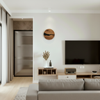 Modern Walnut Wall Clock - Elegant Minimalist Decor for Any Space 5