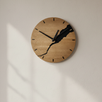 Modern Walnut Wall Clock - Elegant Minimalist Decor for Any Space 9