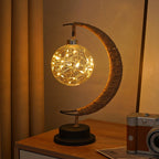 Moon Table Lamp - Soft LED Glow for Bedroom or Living Room Decor 0
