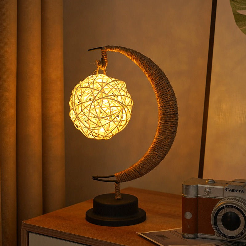 Moon Table Lamp - Soft LED Glow for Bedroom or Living Room Decor 15