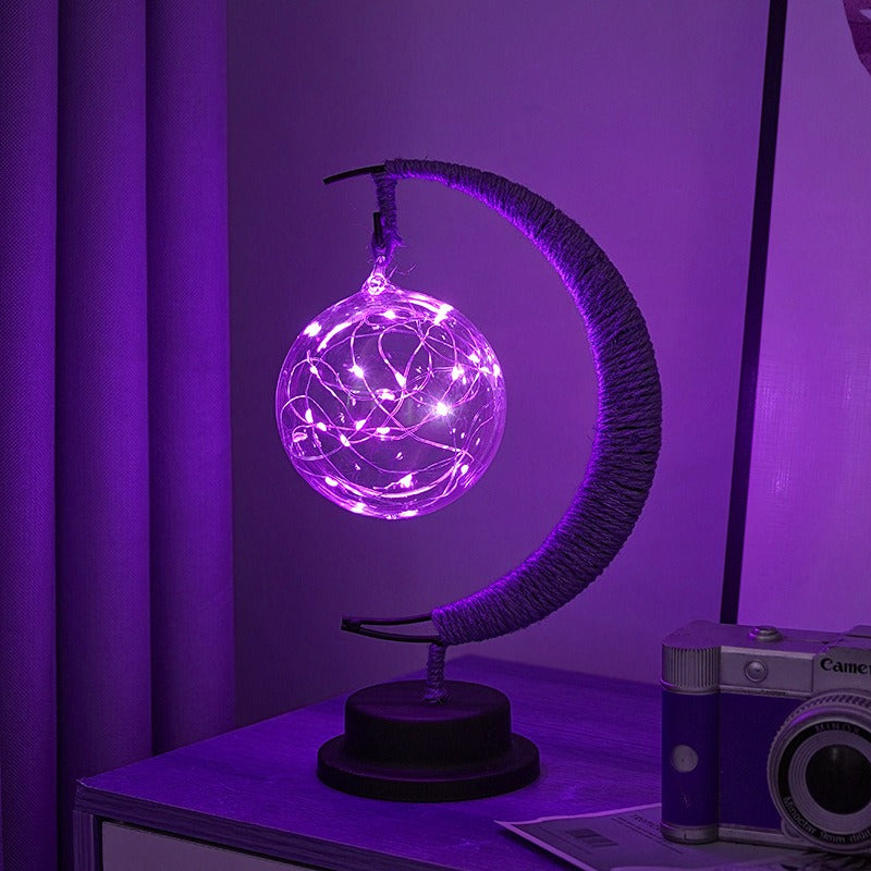 Moon Table Lamp - Soft LED Glow for Bedroom or Living Room Decor 16