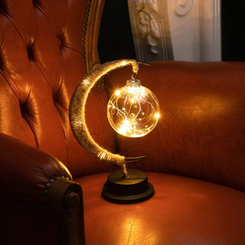 Moon Table Lamp - Soft LED Glow for Bedroom or Living Room Decor 2