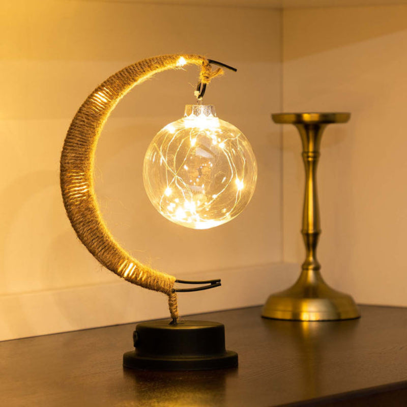 Moon Table Lamp - Soft LED Glow for Bedroom or Living Room Decor 5