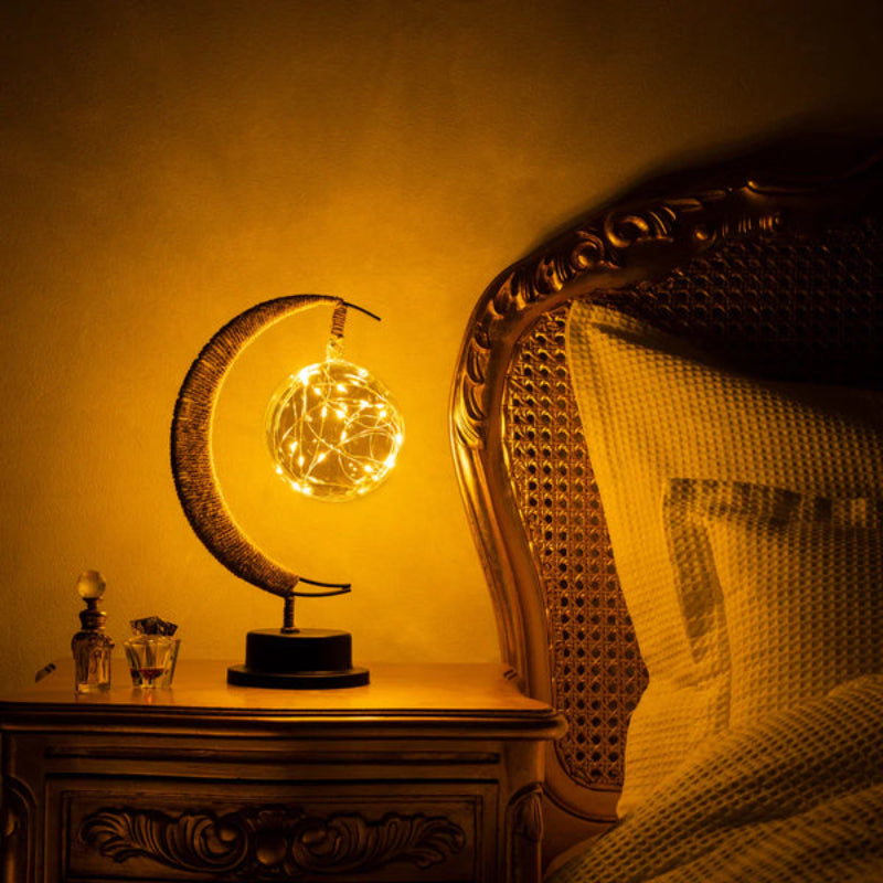 Moon Table Lamp - Soft LED Glow for Bedroom or Living Room Decor 6