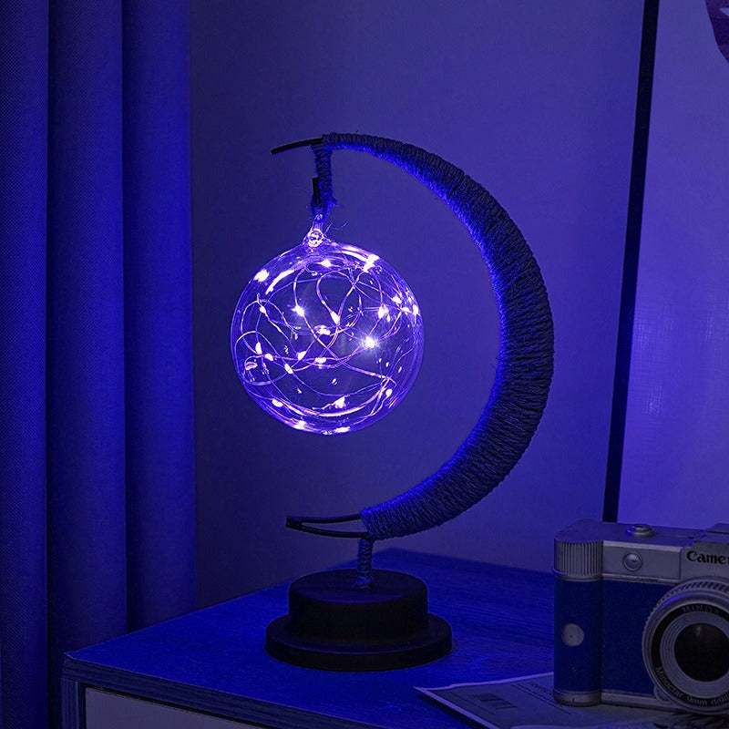 Moon Table Lamp - Soft LED Glow for Bedroom or Living Room Decor 8