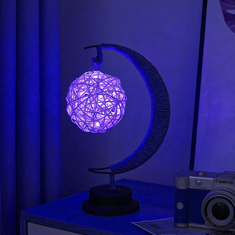 Moon Table Lamp - Soft LED Glow for Bedroom or Living Room Decor 9