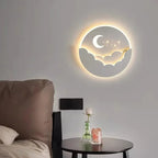 Moon & Stars LED Night Light - Soothing Glow for Kids' Rooms & Cozy Spaces 1