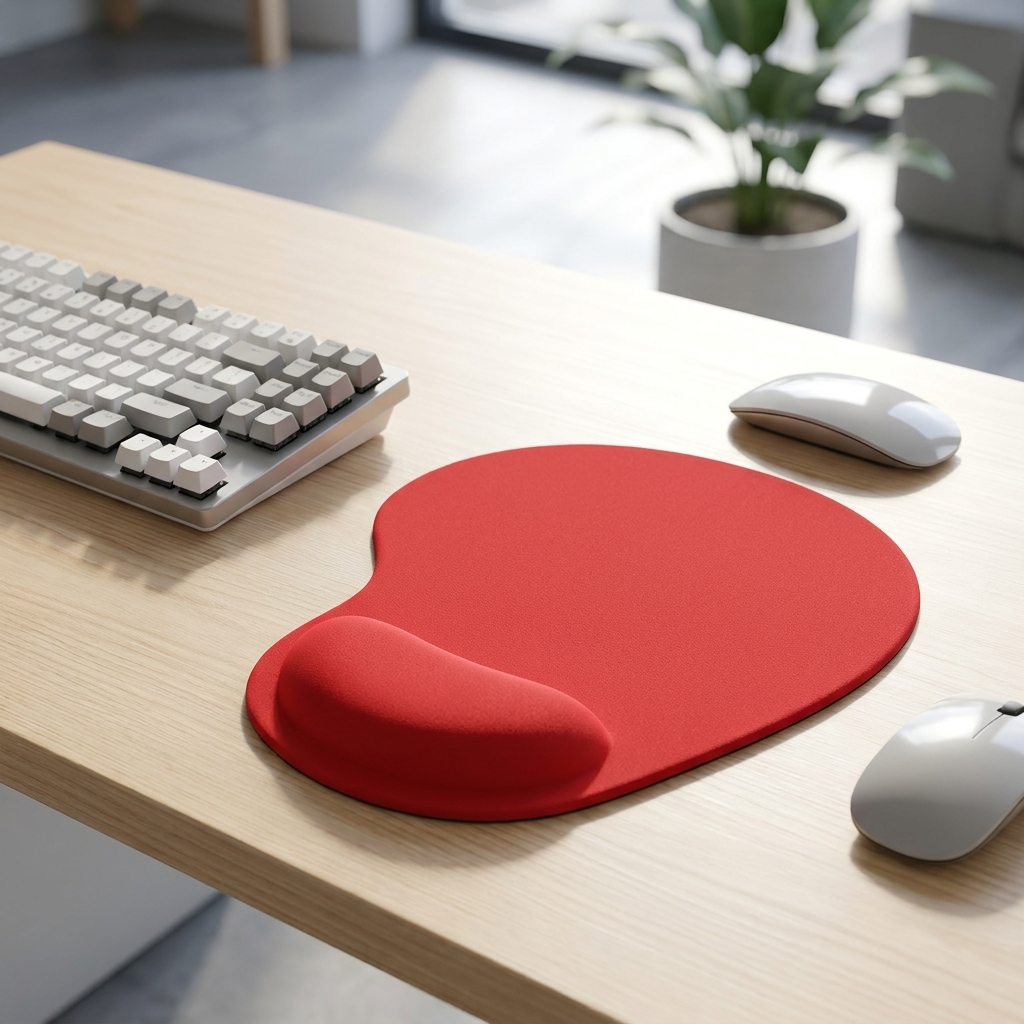 Mouse Pad With Wrist Rest - Ergonomic 20mm Height For Comfort 13