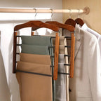 Multi Pants Hanger - Space-Saving Hanger for Efficient Closet Storage 1