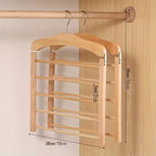 Multi Pants Hanger - Space-Saving Hanger for Efficient Closet Storage 3