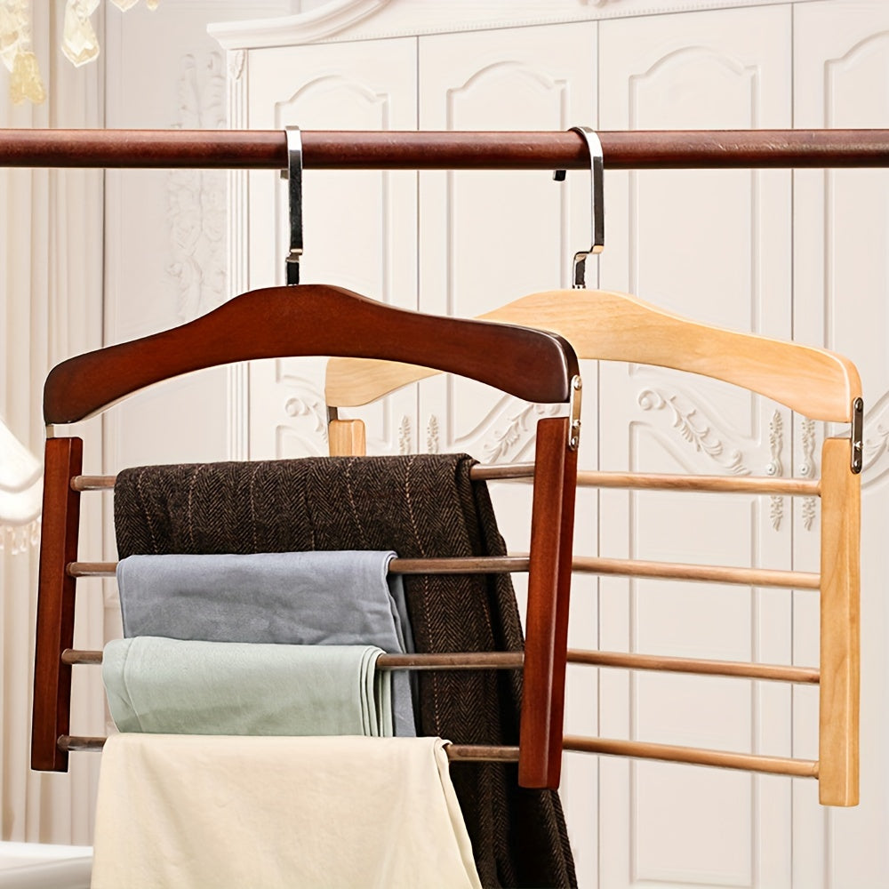 Multi Pants Hanger - Space-Saving Hanger for Efficient Closet Storage 5