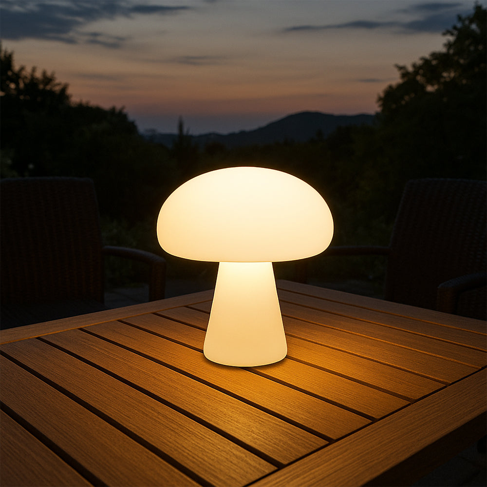 Mushroom-Shaped Table Lamp - Cozy Warm White LED Illumination 2