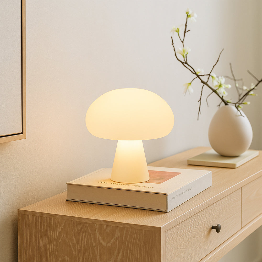 Mushroom-Shaped Table Lamp - Cozy Warm White LED Illumination 4