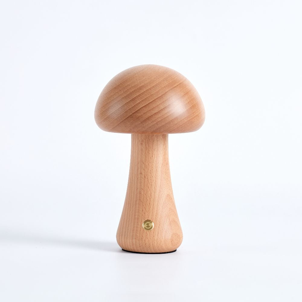 Mushroom Table Lamp - Cordless, Warm White LED, 3 Brightness Levels 11