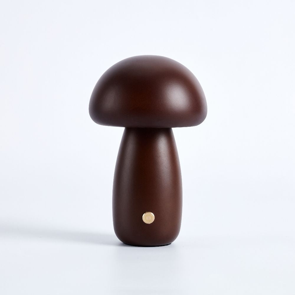 Mushroom Table Lamp - Cordless, Warm White LED, 3 Brightness Levels 14