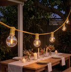 Mustard Festoon Lights - 15 Warm White LEDs for Indoor/Outdoor Ambiance 1