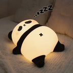 Napping Panda LED Night Light - Soft Glow & Sound Activation 1
