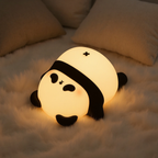 Napping Panda LED Night Light - Soft Glow & Sound Activation 7